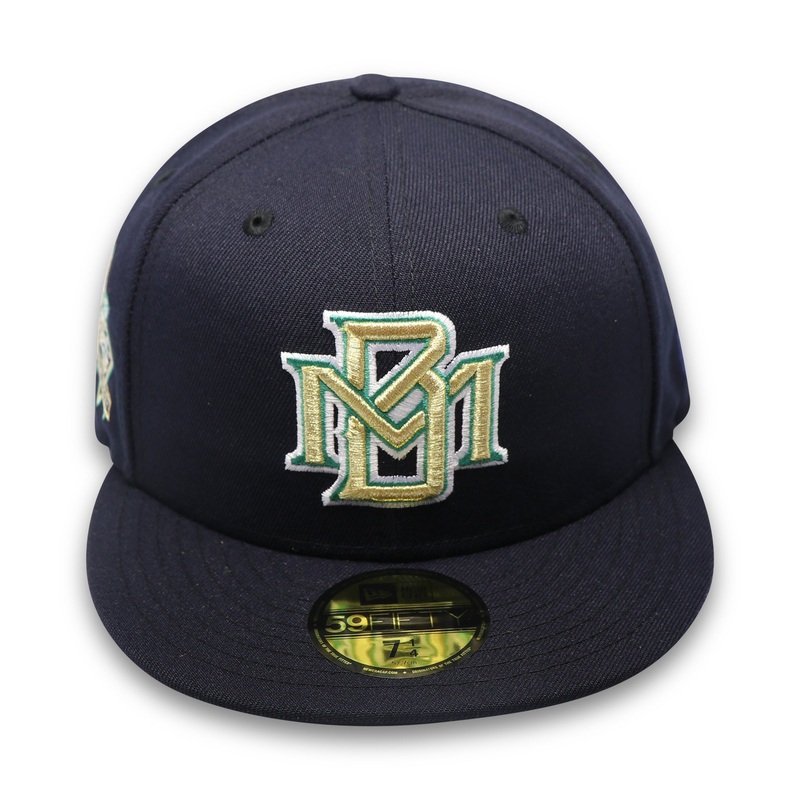 MILWAUKEE BREWERS (25TH ANN) NEW ERA 59FIFTY FITTED (GOLD UNDER VISOR) 67/8