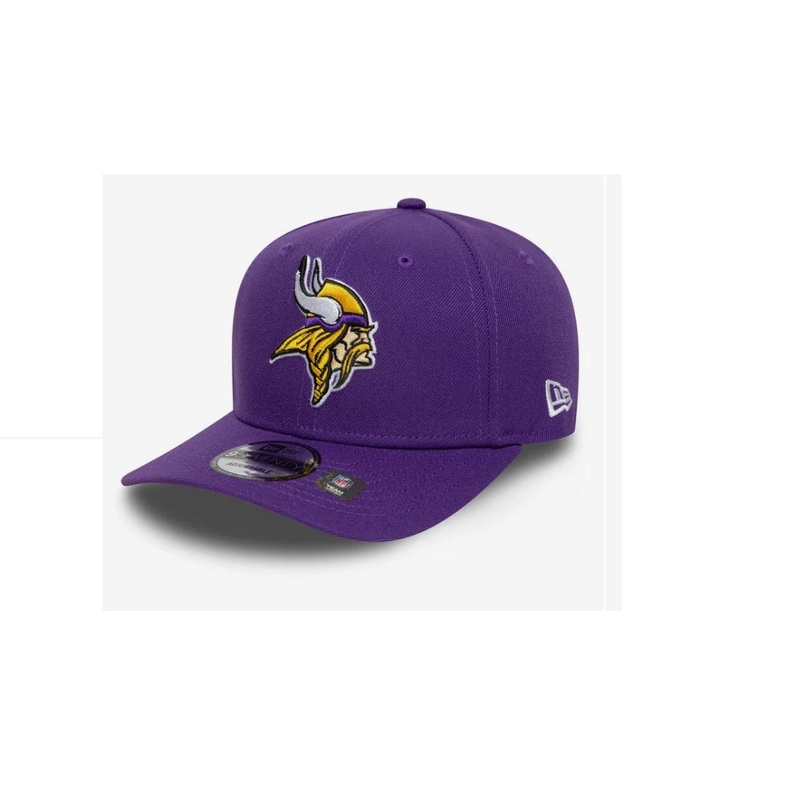 Minnesota Vikings 9SEVENTY NFL Patch Stretch-Snap Purple Cap One Size