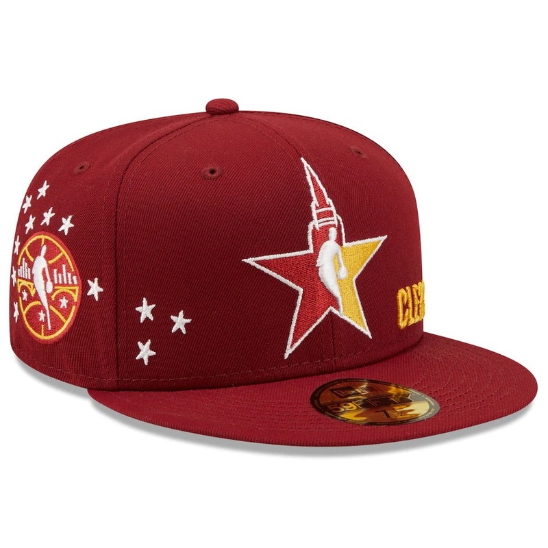New Era 2022 Burgundy NBA All-Star Game 59FIFTY Fitted Hat