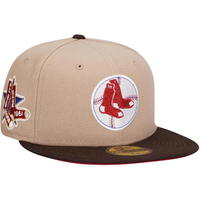 New Era Boston Red Sox 1961 All-Star Game Camel Metallic 59FIFTY Fitted Hat