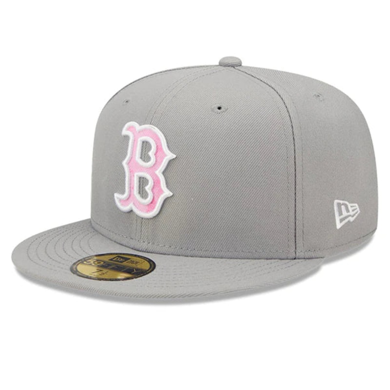 New Era Boston Red Sox Gray 2022 Mother’s Day On-Field 59FIFTY Fitted Hat