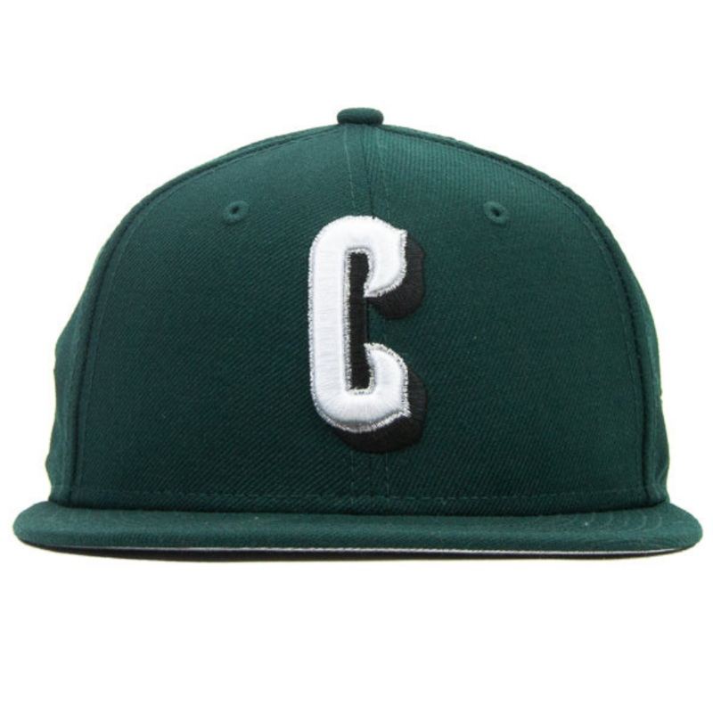 New Era Cincinnati Reds “C” Font Dark Green 59FIFTY Fitted Hat