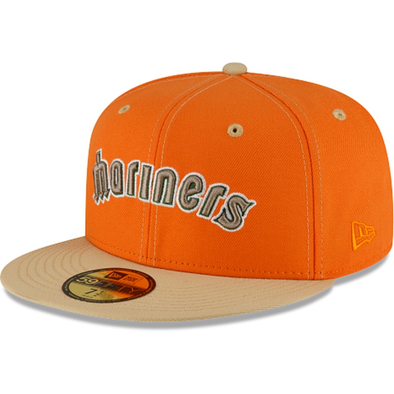New Era Just Caps Orange Popsicle Seattle Mariners 2023 59FIFTY Fitted Hat