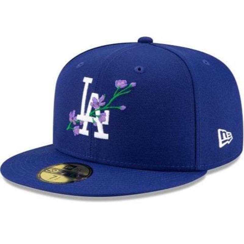 New Era Los Angeles Dodgers Side Patch Bloom 59FIFTY Fitted Hat