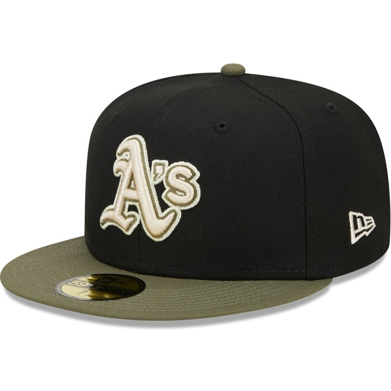 New Era Oakland Athletics Black & Olive Green 2023 59FIFTY Fitted Hat