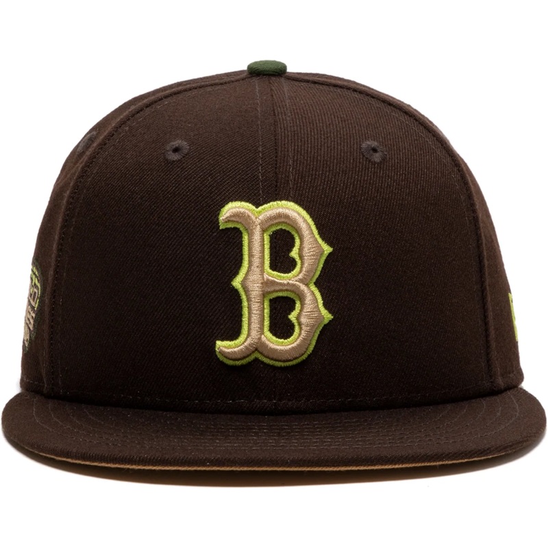 New Era x Concepts Boston Red Sox 2004 World Series Burnt Wood 59FIFTY Fitted Hat