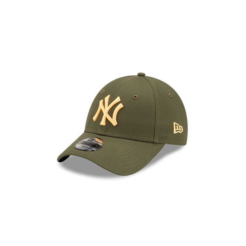 New York Yankees 9FORTY Kids League Essential Olive Cap NE-CHILD