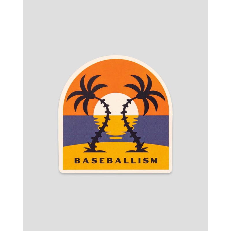 Two Seams Sunset Sticker