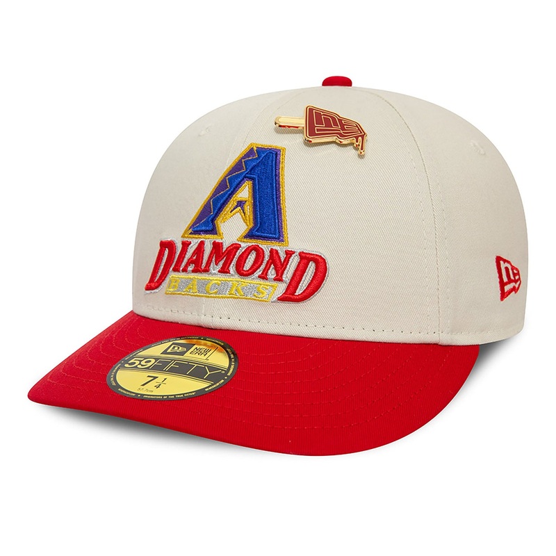 Arizona Diamondbacks 59FIFTY Low Profile MLB Pin Stone Cap 6-7/8