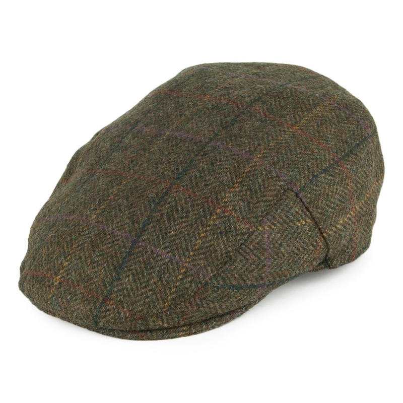 Barbour Hats Moons Tweed Flat Cap – Sage 6 7/8