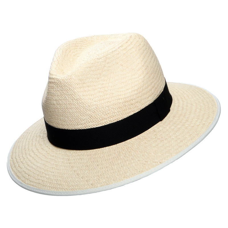 Christys Hats Downbrim Panama Safari Fedora Hat – Natural S
