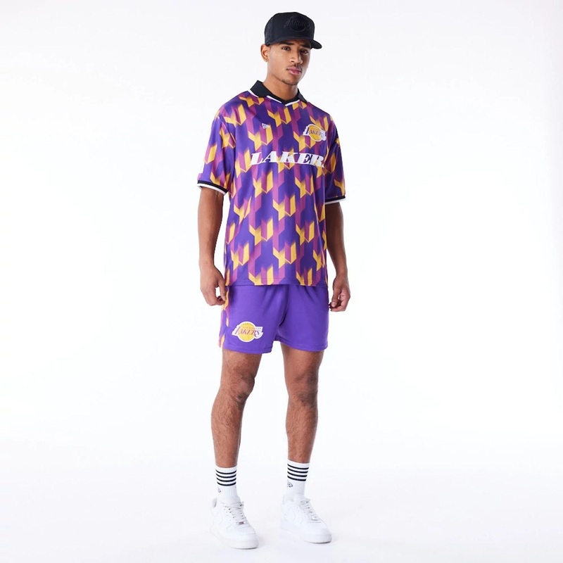 LA Lakers NBA Soccer Purple Short Shorts XS