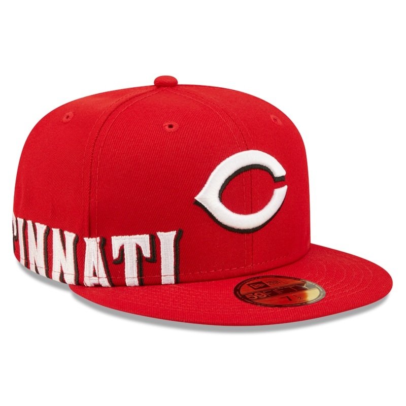New Era Cincinnati Reds Red Sidesplit 59FIFTY Fitted Hat