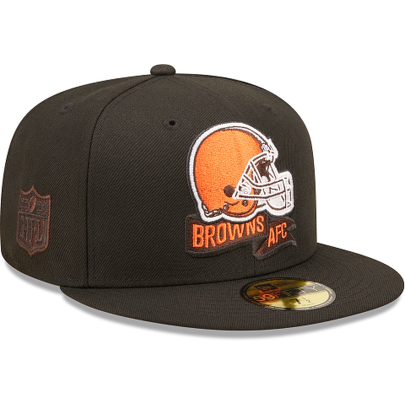New Era Cleveland Browns 2022 Sideline Black 59FIFTY Fitted Hat