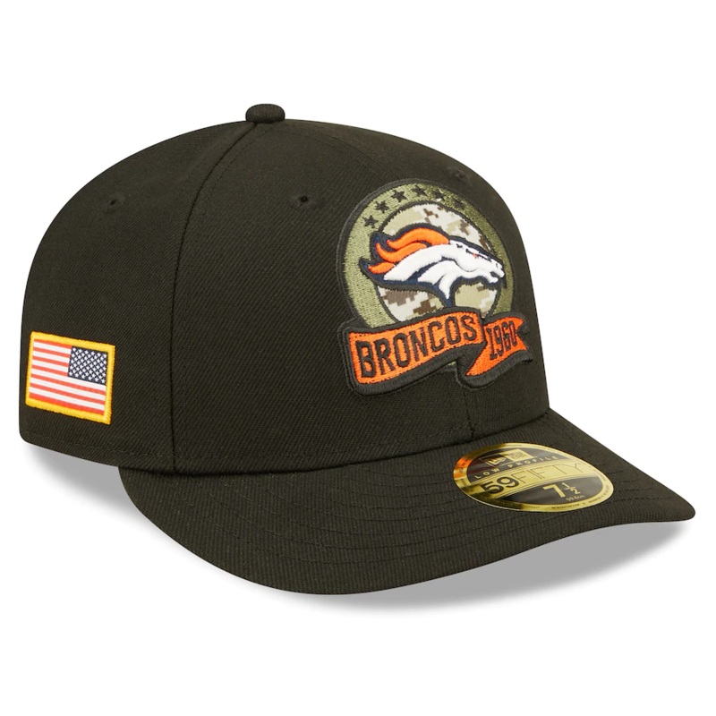 New Era Denver Broncos 2022 Salute To Service Low Profile 59FIFTY Fitted Hat