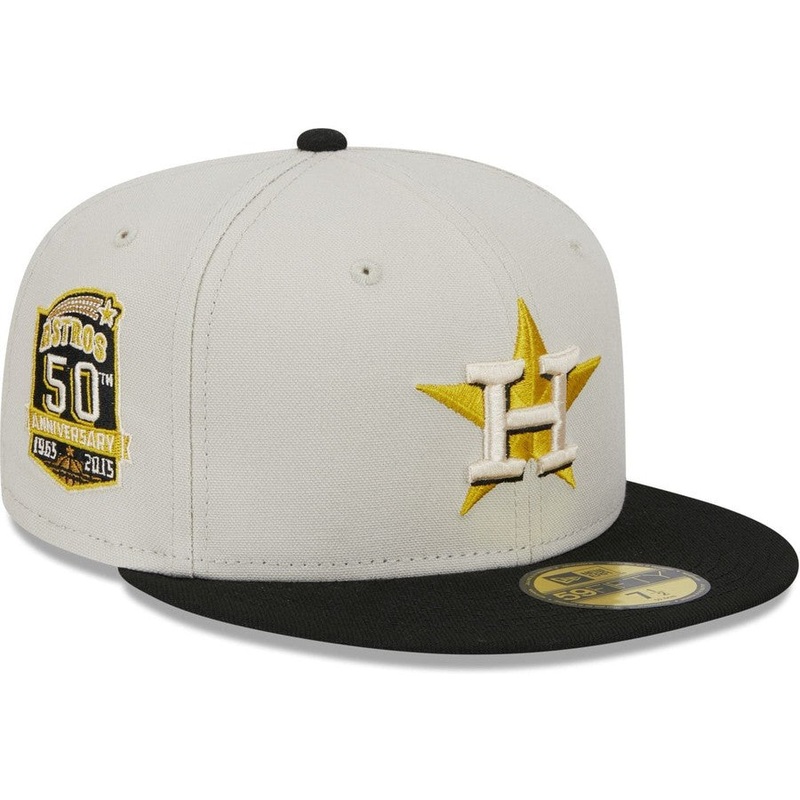 New Era Houston Astros Two Tone Stone 2023 59FIFTY Fitted Hat