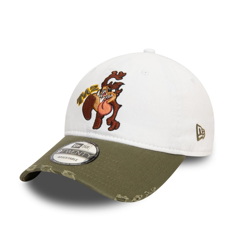 Warner Bros Tasmanian Devil 9TWENTY Distressed Stone/Olive Cap One Size