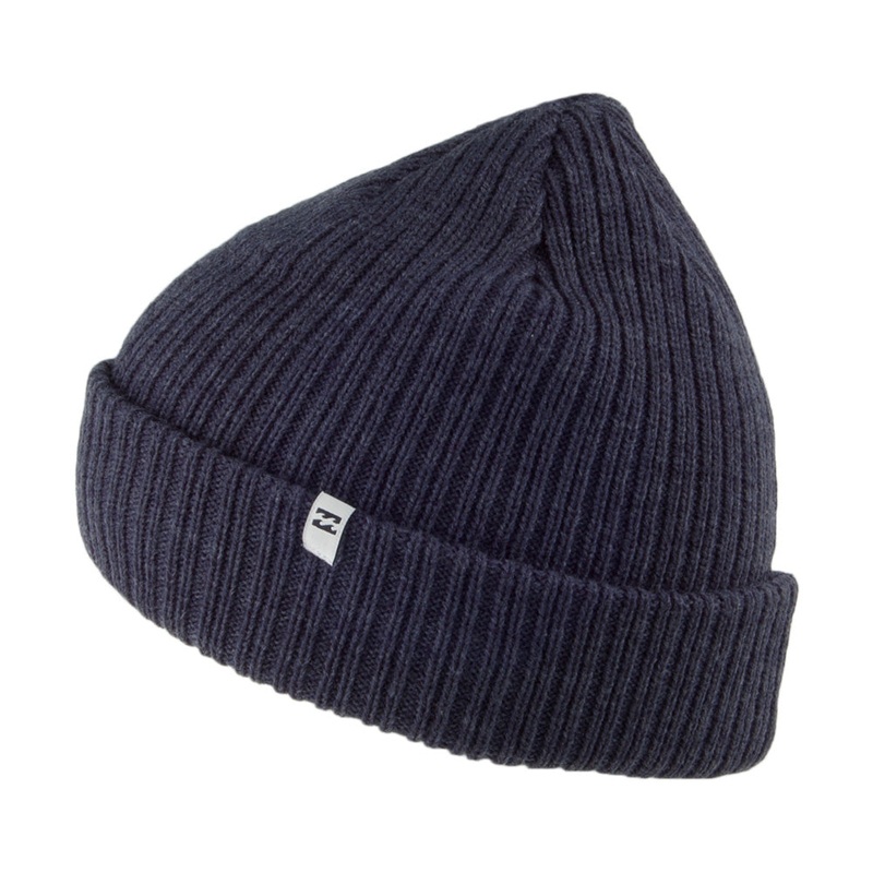 Billabong Hats Arcade Cuffed Beanie Hat – Navy Heather 1-Size