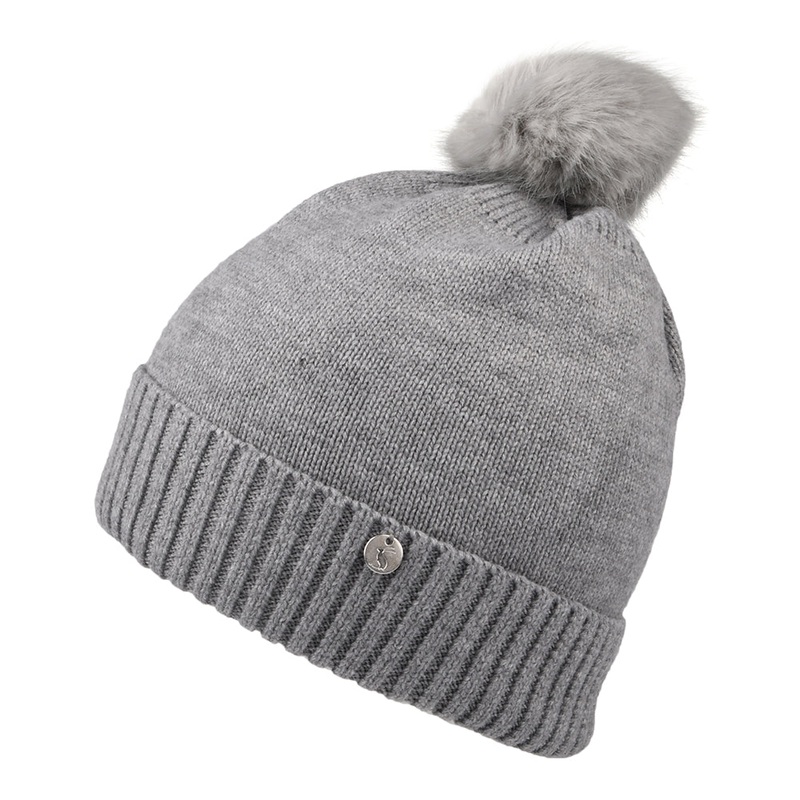 Joules Hats Stafford Dragonfly Bobble Hat – Grey 1-Size
