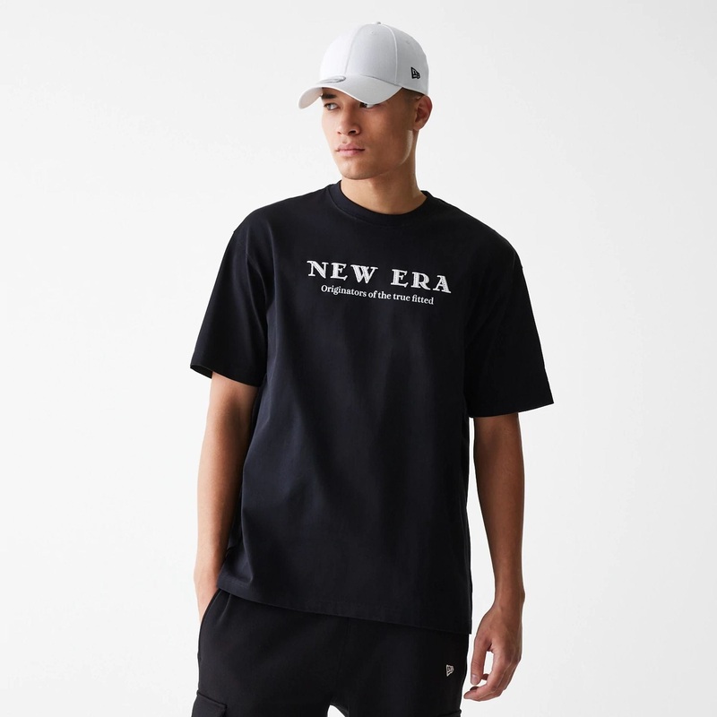 New Era Basic Black Oversized T-Shirt 3XL