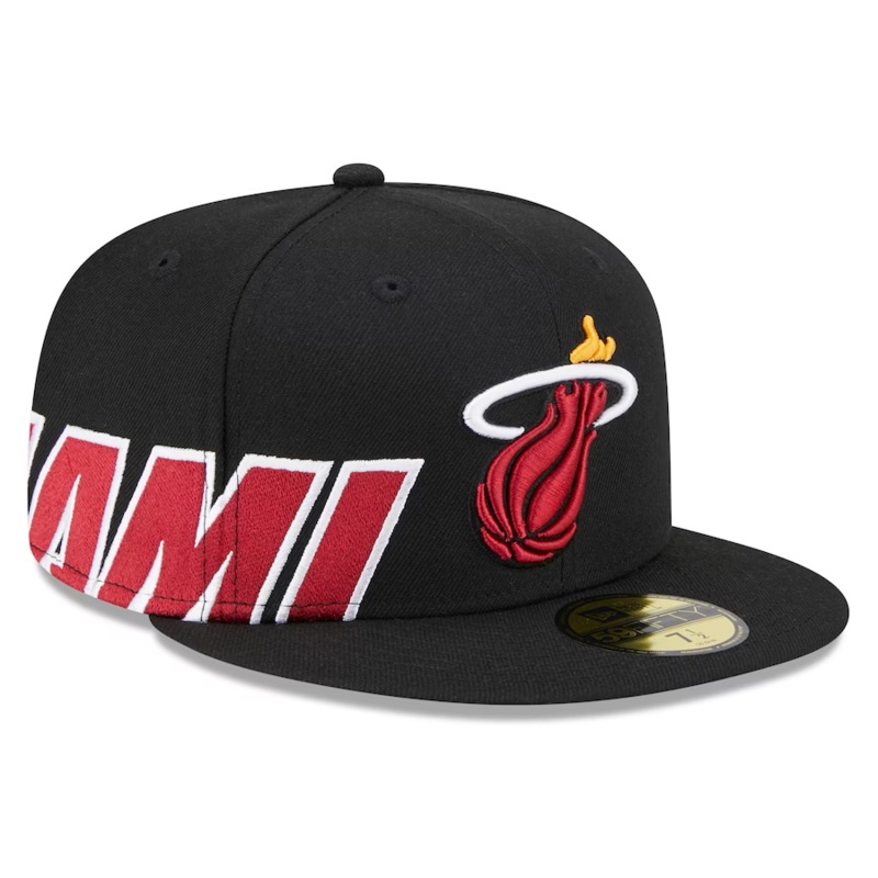 New Era Miami Heat Side Arch Jumbo 59FIFTY Fitted Hat