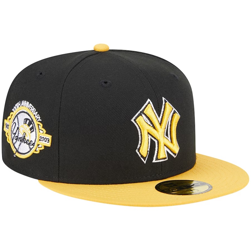 New Era New York Yankees Black/Gold 2023 59FIFTY Fitted Hat