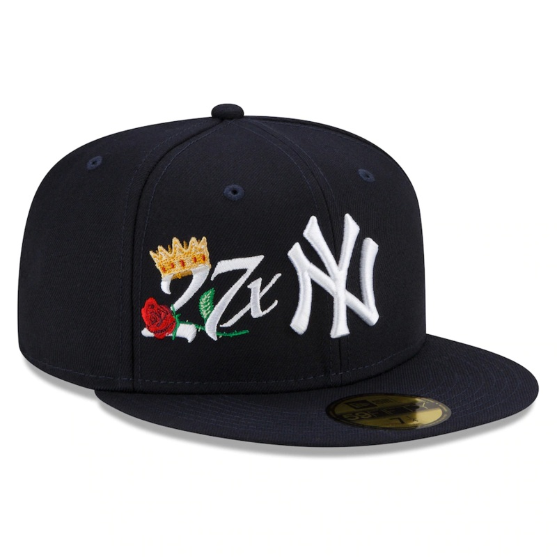New Era New York Yankees Navy 27x Champs Crown 59FIFTY Fitted Hat