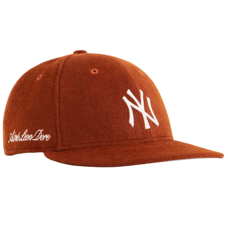 New Era x Aim Leon Dore New York Yankees Moleskin Burnt Orange Low Profile 59FIFTY Fitted Hat