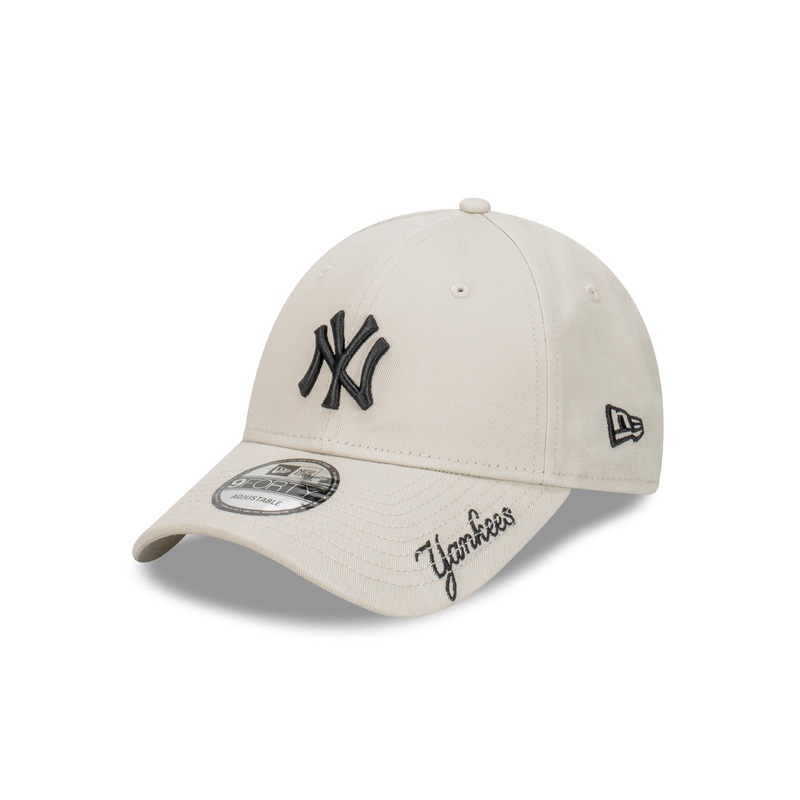 New York Yankees 9FORTY Apac Visor Script Stone Cap One Size