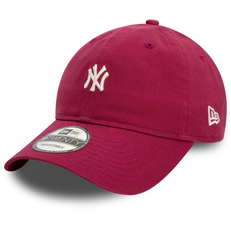 New York Yankees 9TWENTY Mini Washed Dark Red Cap One Size