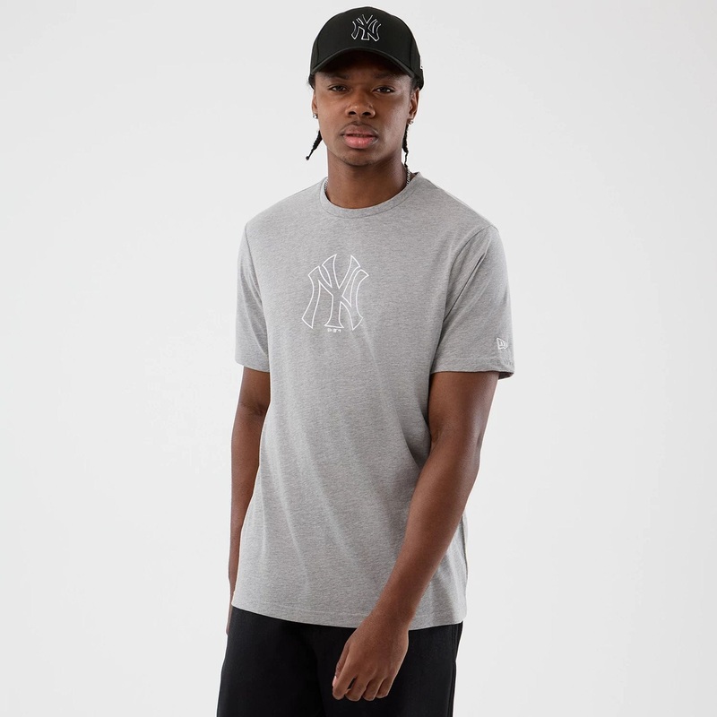 New York Yankees MLB Back To School Grey T-Shirt XS