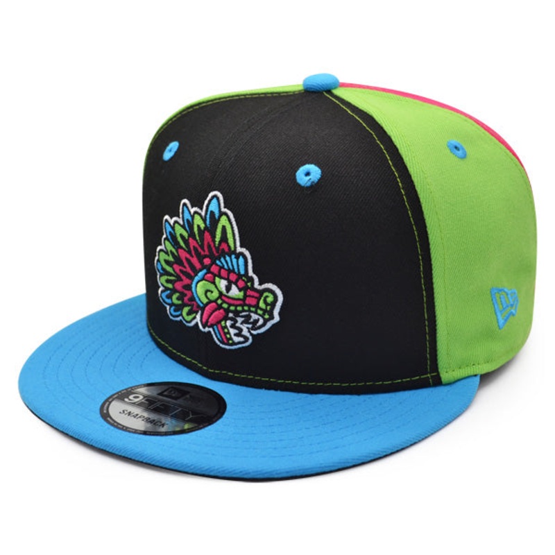 Ogden Raptors (Carnvoros) New Era Copa de la Diversion (FUN CUP) 9FIFTY Snapback Hat – Black/Lime/Pink/Vice