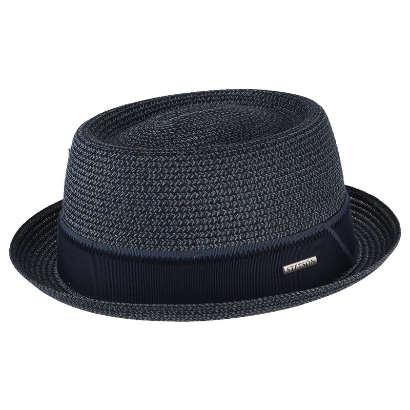 Stetson Hats Toyo Straw Pork Pie Hat – Blue S