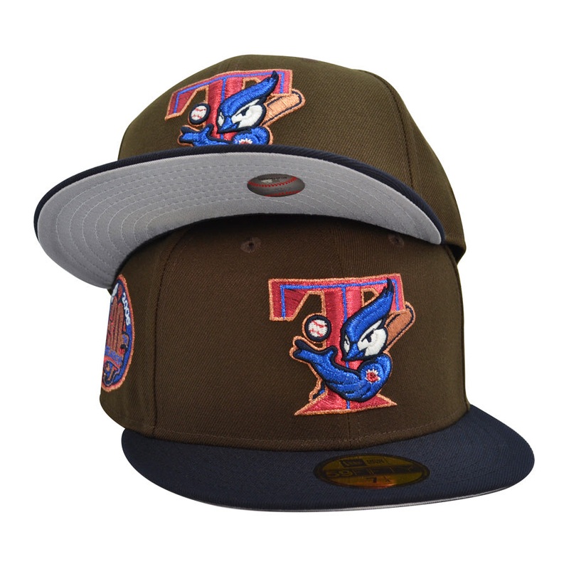 Toronto Blue Jays 30TH ANNIVERSARY Exclusive New Era 59Fifty Fitted Hat – Walnut/Navy 6 7/8
