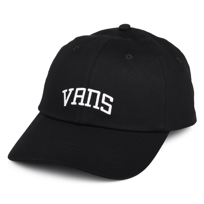 Vans Hats New Varsity Curved Bill Baseball Cap – Black Adjustable