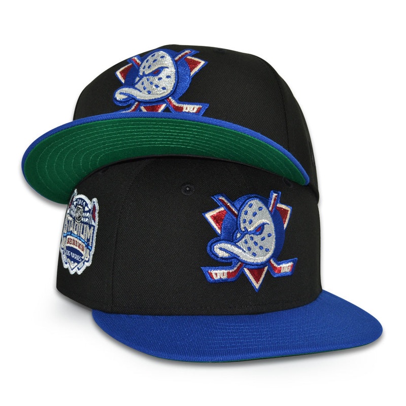 Anaheim Ducks “YEAR OF THE QUACK” Exclusive New Era 59Fifty Fitted Hat – Black/Calming 6 7/8