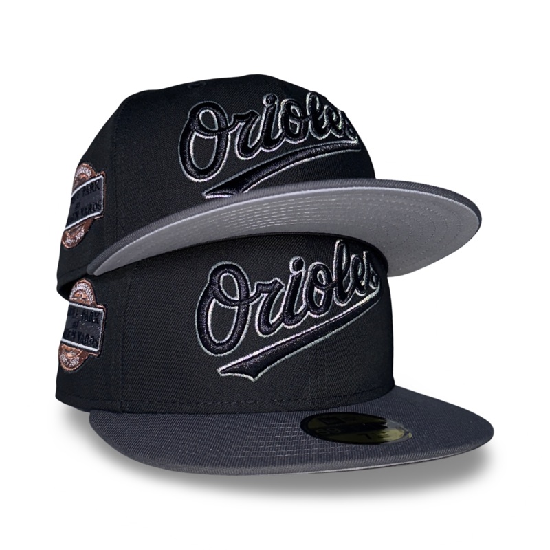 Baltimore Orioles “CAMDEN NIGHTS” Exclusive New Era 59Fifty Fitted Hat – Black/Dark Graphite 6 7/8