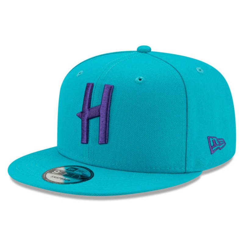Charlotte Hornets New Era LIGATURE 9Fifty Snapback Adjustable NBA Hat – Teal/Purple