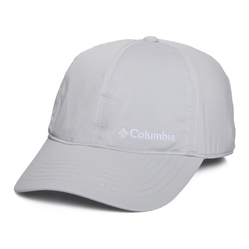 Columbia Hats Coolhead III Baseball Cap – Light Grey Adjustable