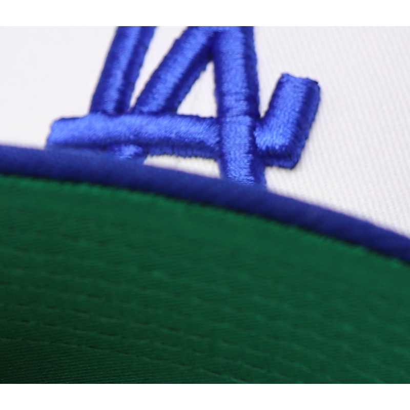 LOS ANGELES DODGERS  “100TH ANNIVERSARY” NEW ERA 59FIFTY (GREEN UNDER VISOR 67/8