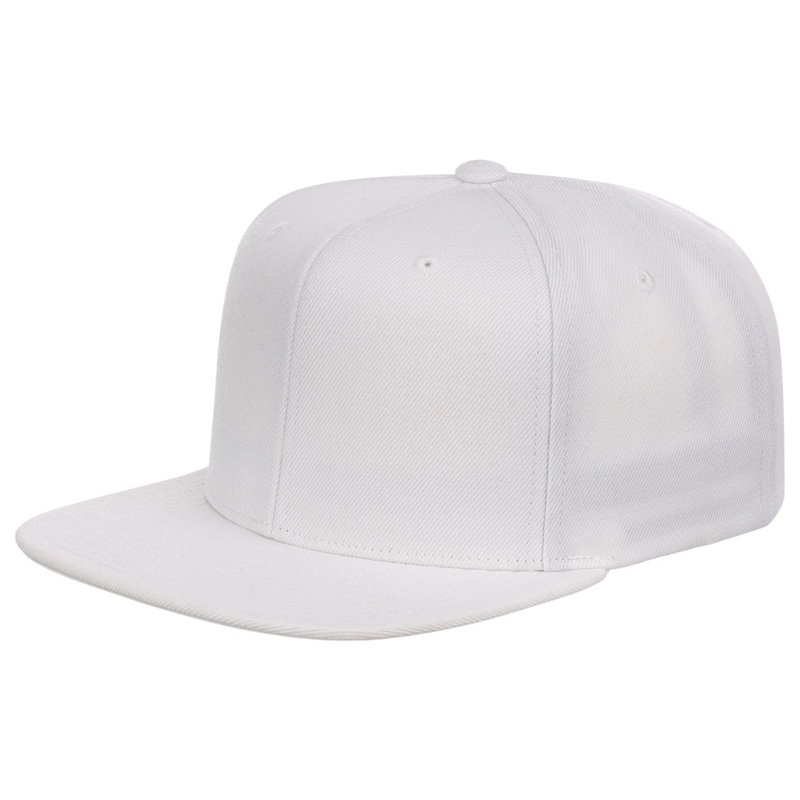 Mitchell & Ness Blank Classic Snapback – White Adjustable