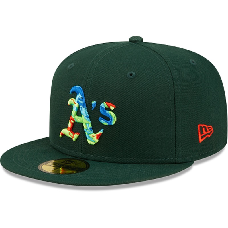 New Era Oakland Athletics Infrared 2022 59FIFTY Fitted Hat