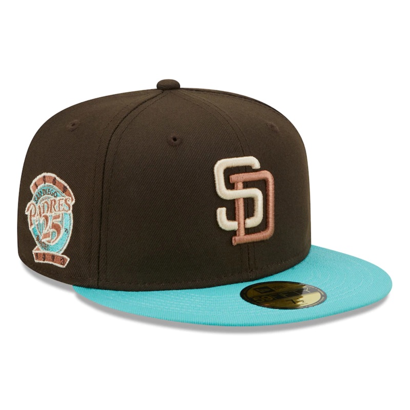 New Era San Diego Padres Walnut Mint 2022 59FIFTY Fitted Hat