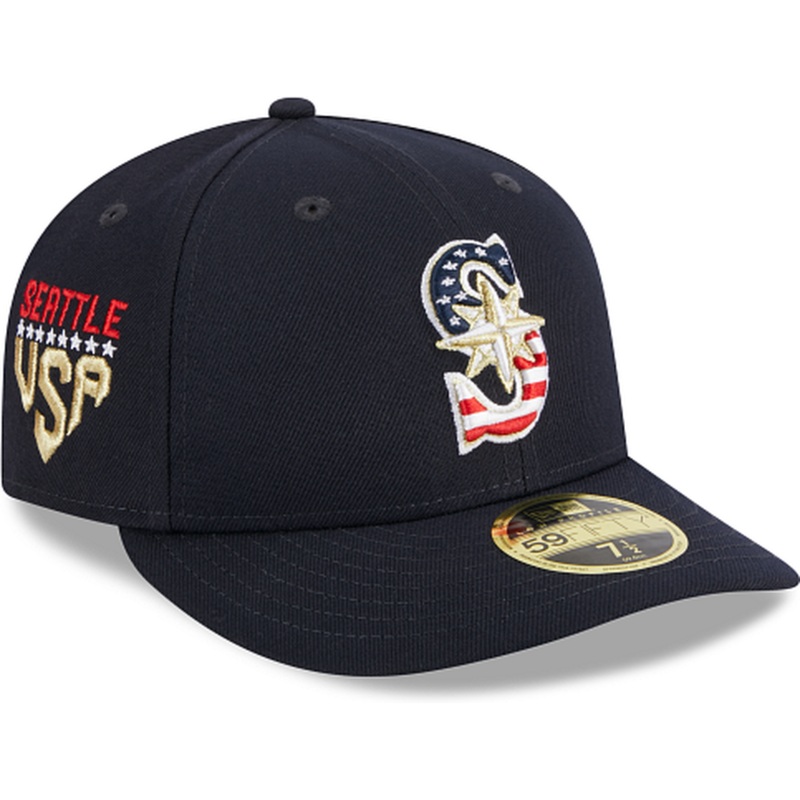 New Era Seattle Mariners Independence Day 2023 Low Profile 59FIFTY Fitted Hat