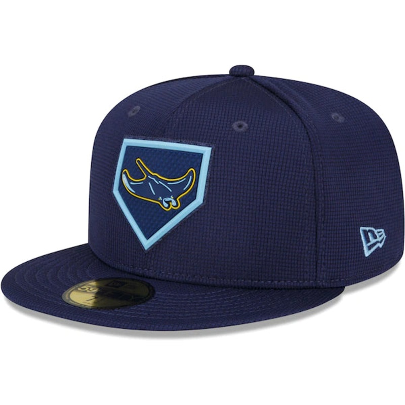 New Era Tampa Bay Rays Navy 2022 Clubhouse 59FIFTY Fitted Hat