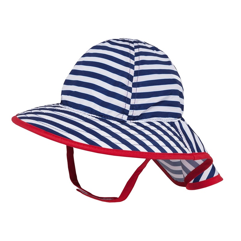 Sunday Afternoons Hats Baby Sunsprout Sun Hat – Navy-White 0-6 Months
