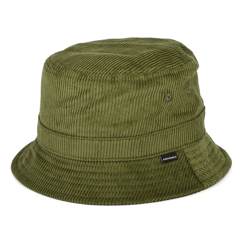 Converse Novelty Corduroy Bucket Hat – Moss 1-Size