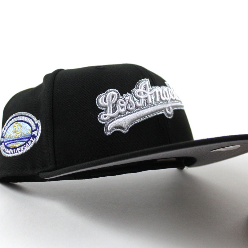 Los Angeles Dodgers 1959 All Star Game New Era 59Fifty Fitted Hat (Black Gray Under Brim) 7