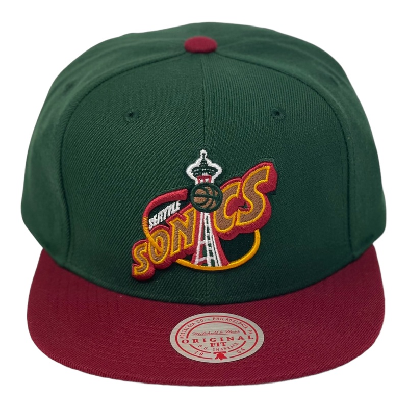 MITCHELL & NESS  SEATTLE SUPER SONICS (2-TONE) SNAPBACK (HHSS3267)