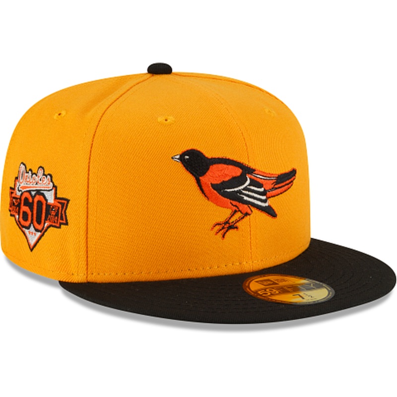 New Era Baltimore Orioles Mustard 59FIFTY Fitted Hat